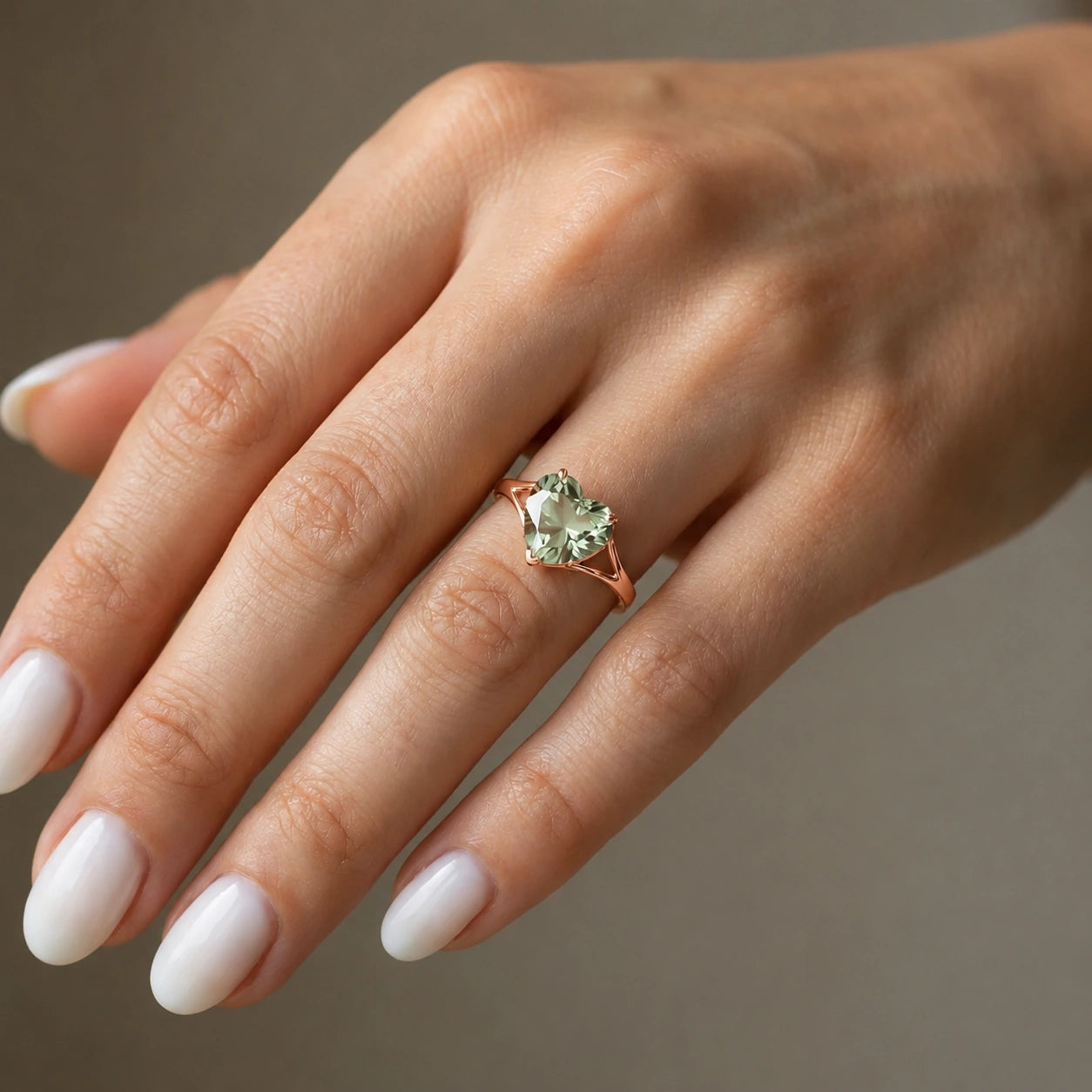 Rose Gold Green Amethyst — Giuliana