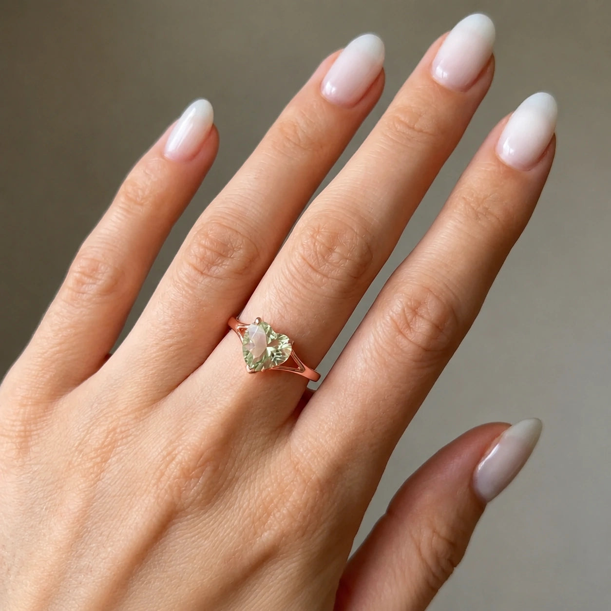 Rose Gold Green Amethyst — Giuliana