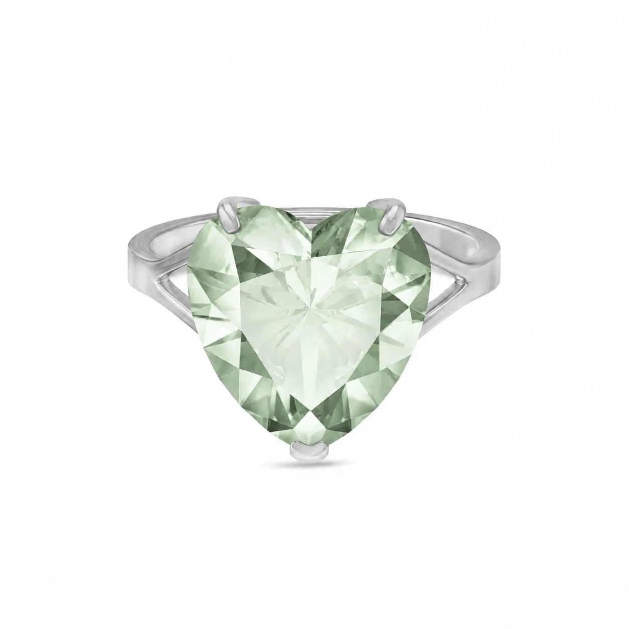 White Gold Green Amethyst — Giuliana