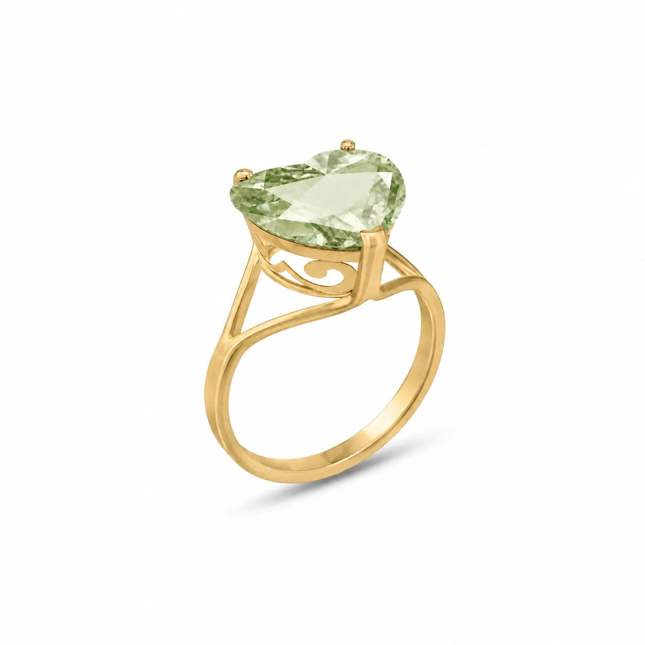 Yellow Gold Green Amethyst — Giuliana