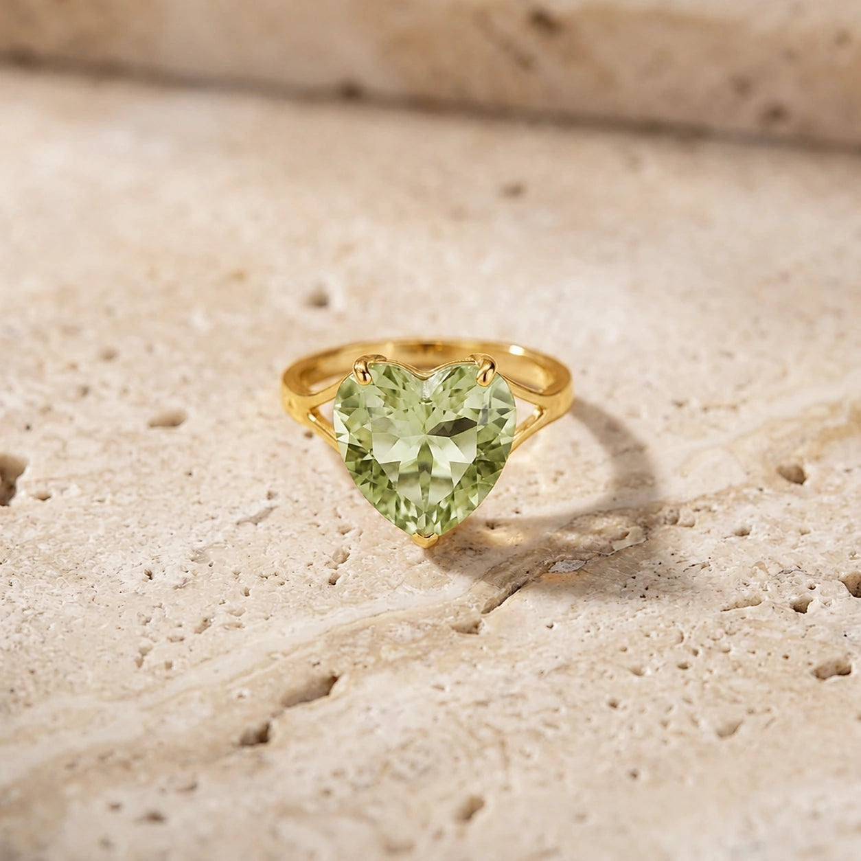 Yellow Gold Green Amethyst — Giuliana