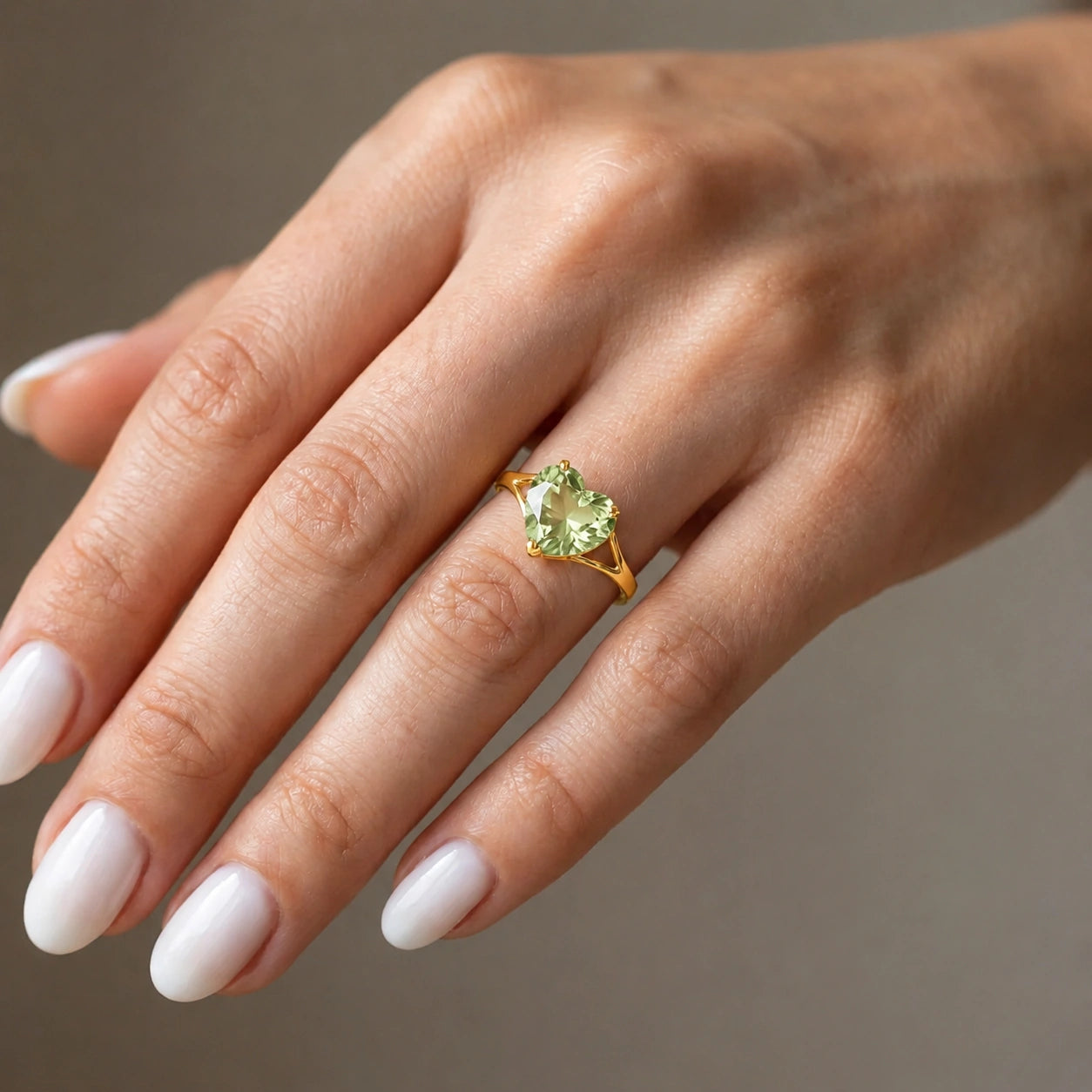 Yellow Gold Green Amethyst — Giuliana