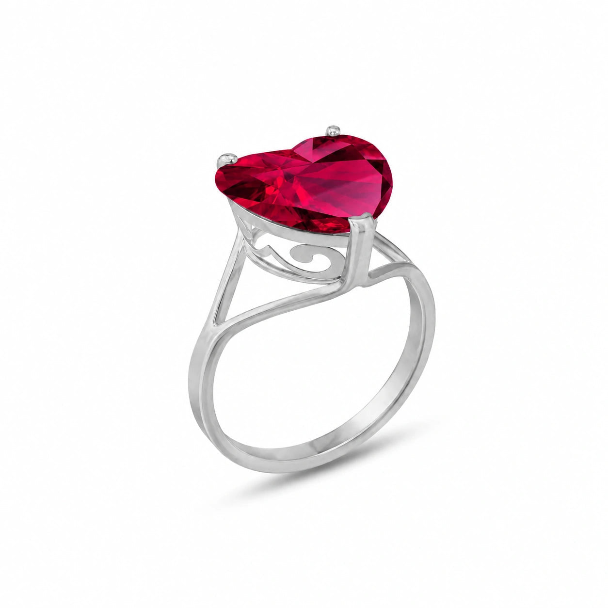 White Gold Ruby — Giuliana