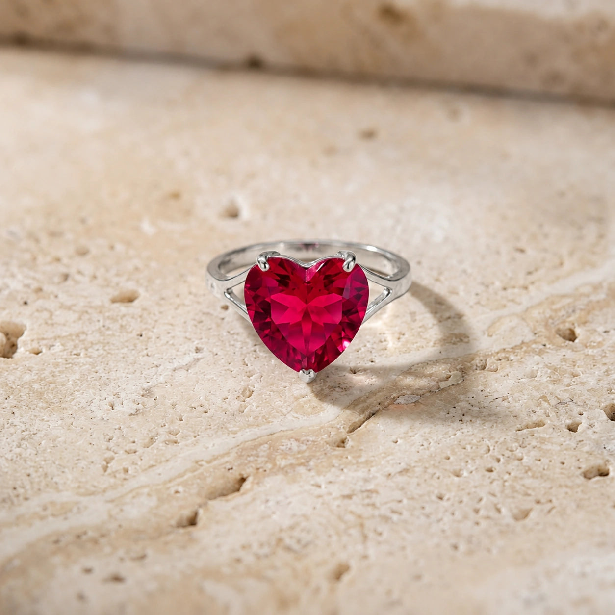 White Gold Ruby — Giuliana