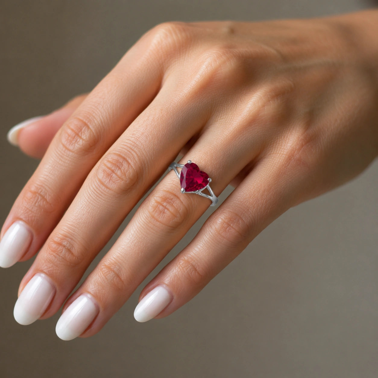 White Gold Ruby — Giuliana