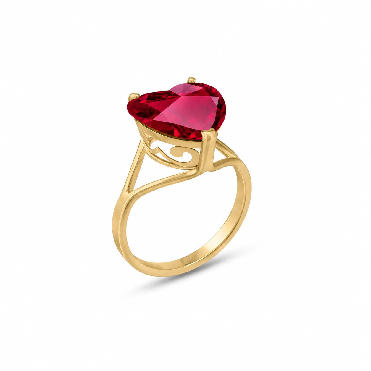 Yellow Gold Ruby — Giuliana