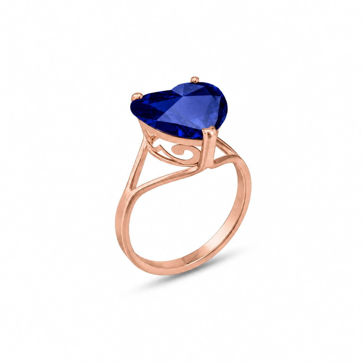Rose Gold Sapphire — Giuliana
