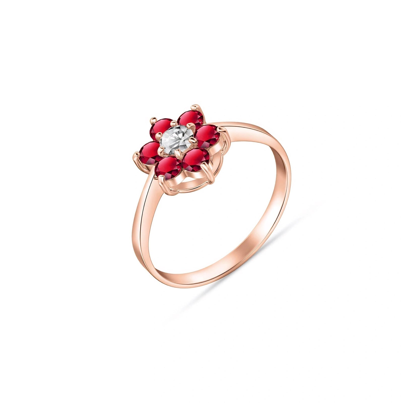 Rose Gold Ring Ruby 10K — Novella