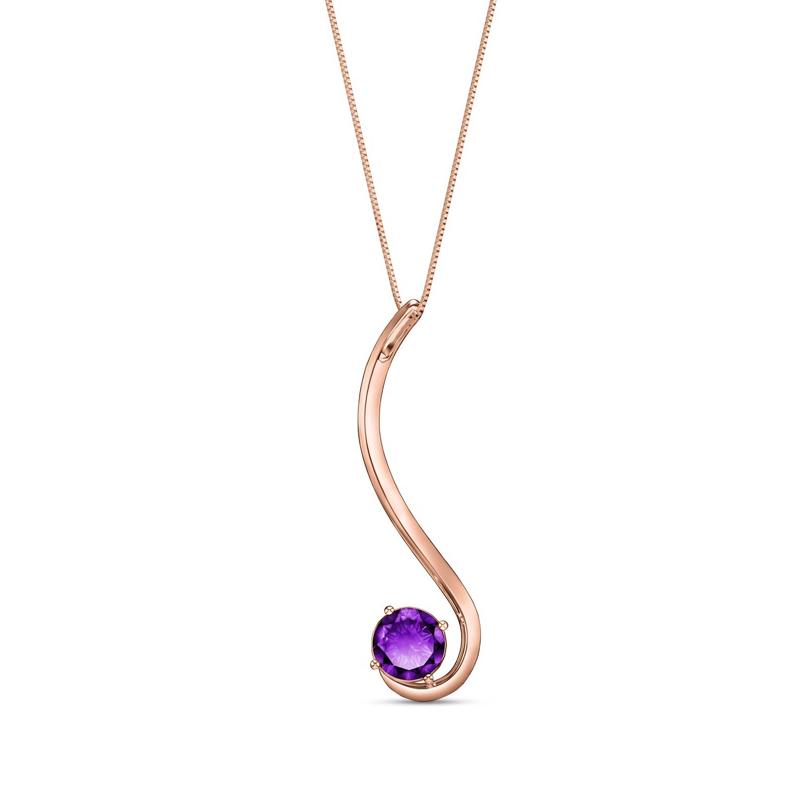Rose Gold Aura Necklace Peridot 10K — Clementina