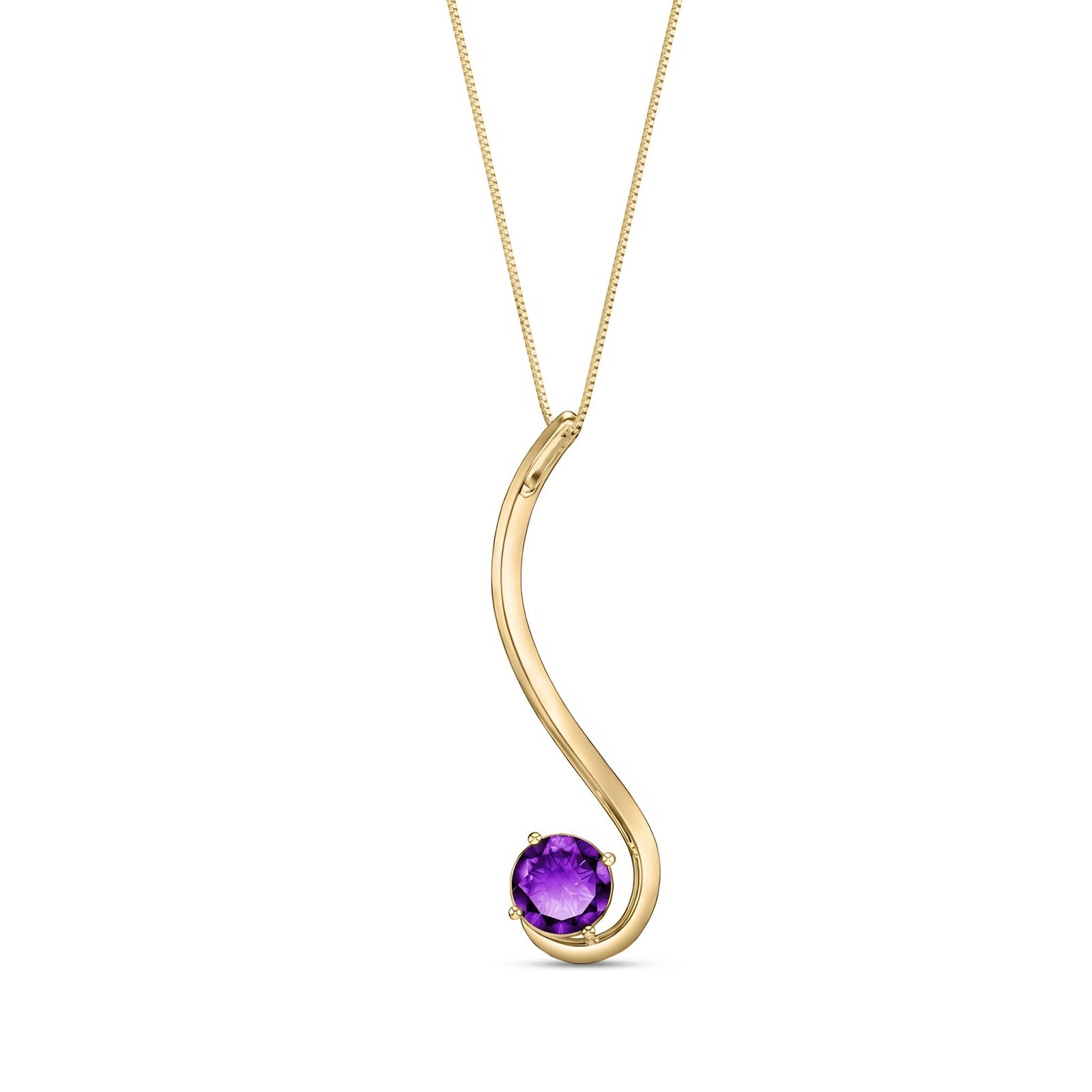 Yellow Gold Aura Necklace Peridot 10K — Clementina