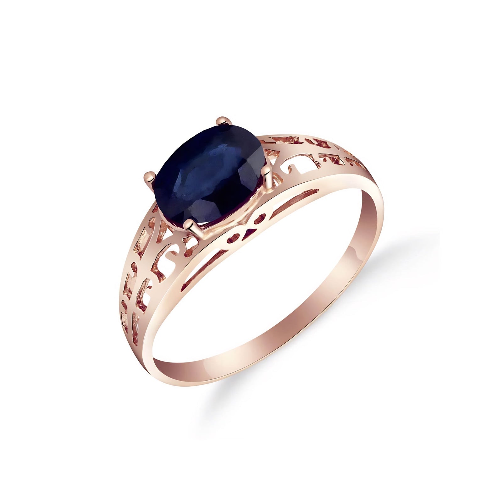 Rose Gold Grace Ring Opal 10K — Nilde