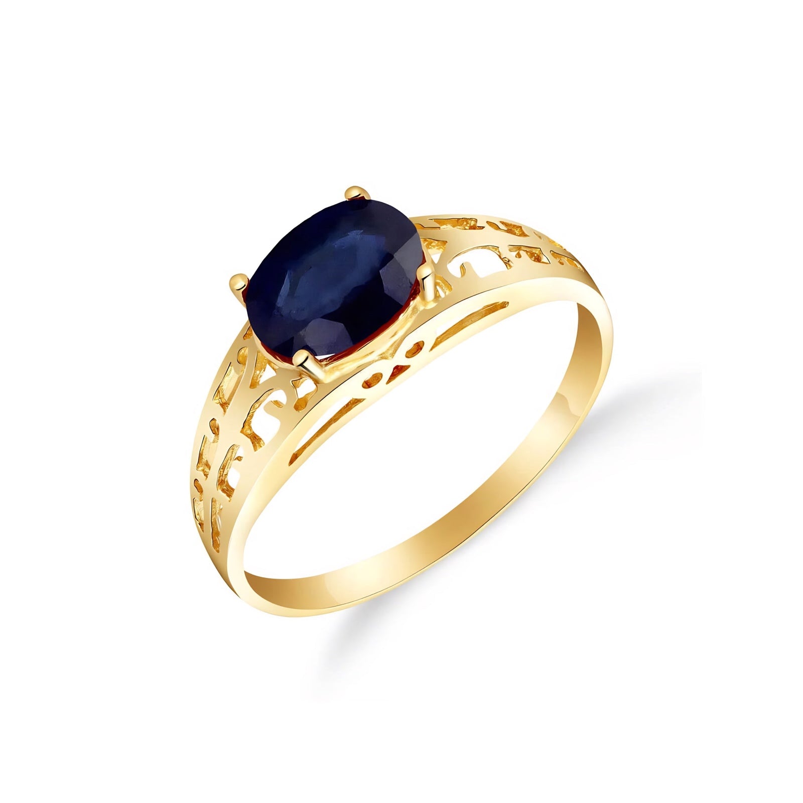 Yellow Gold Grace Ring Opal 10K — Nilde