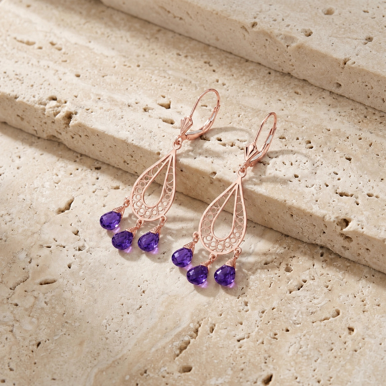 Rose Gold Amethyst — Olimpiana