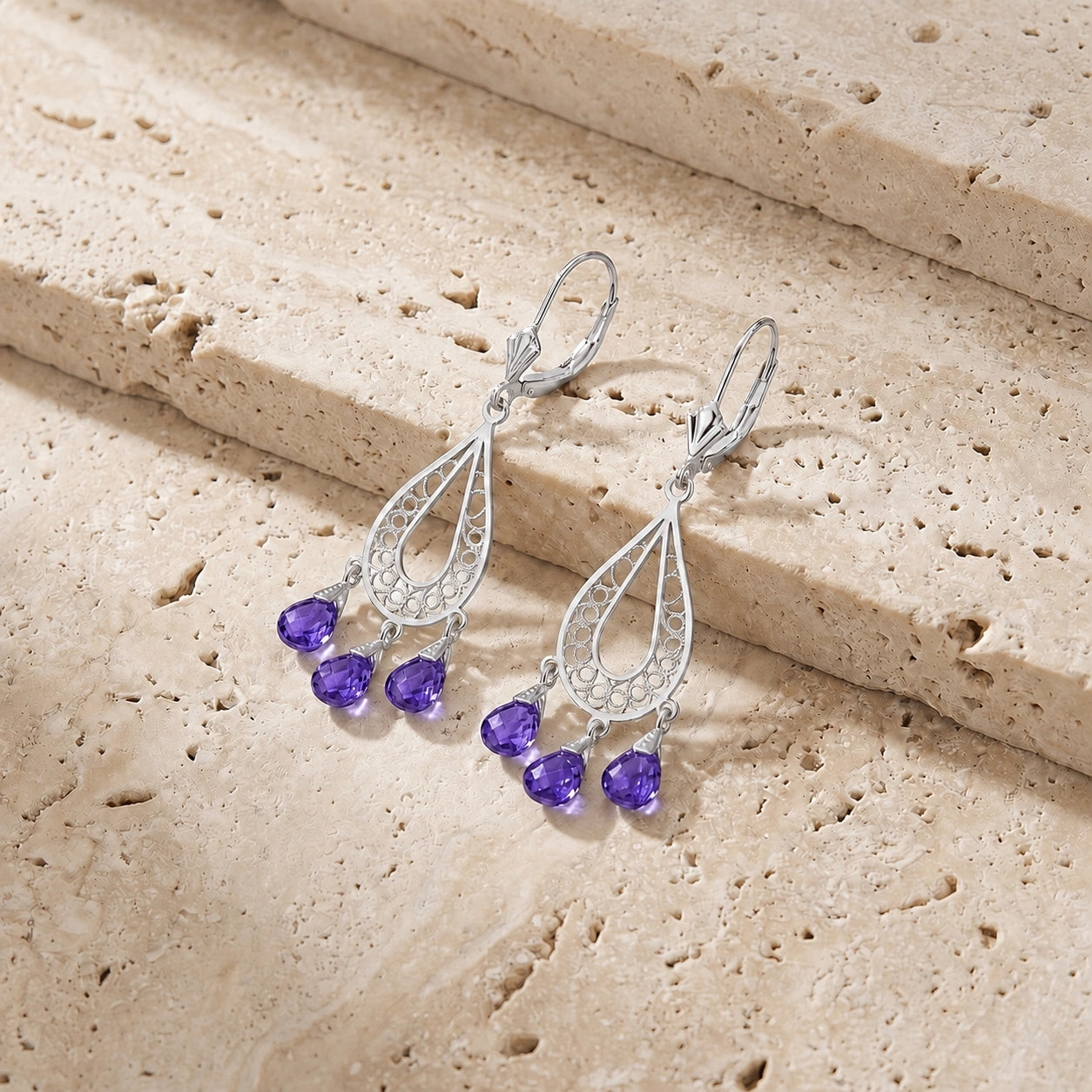 White Gold Amethyst — Olimpiana