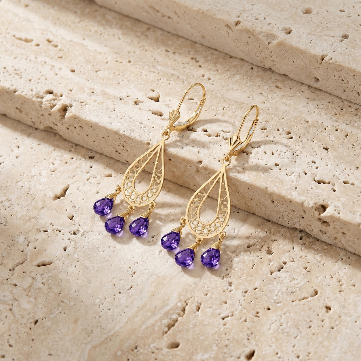 Yellow Gold Amethyst — Olimpiana