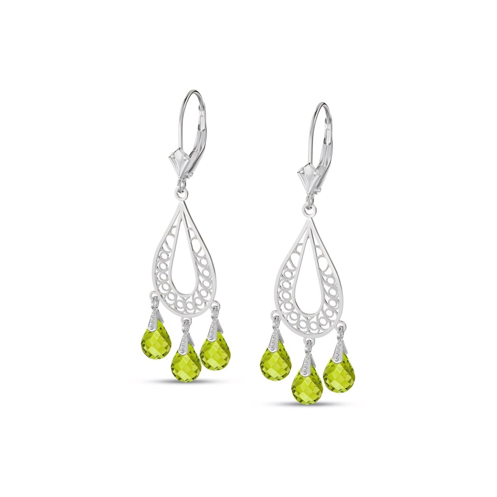 White Gold Peridot — Olimpiana