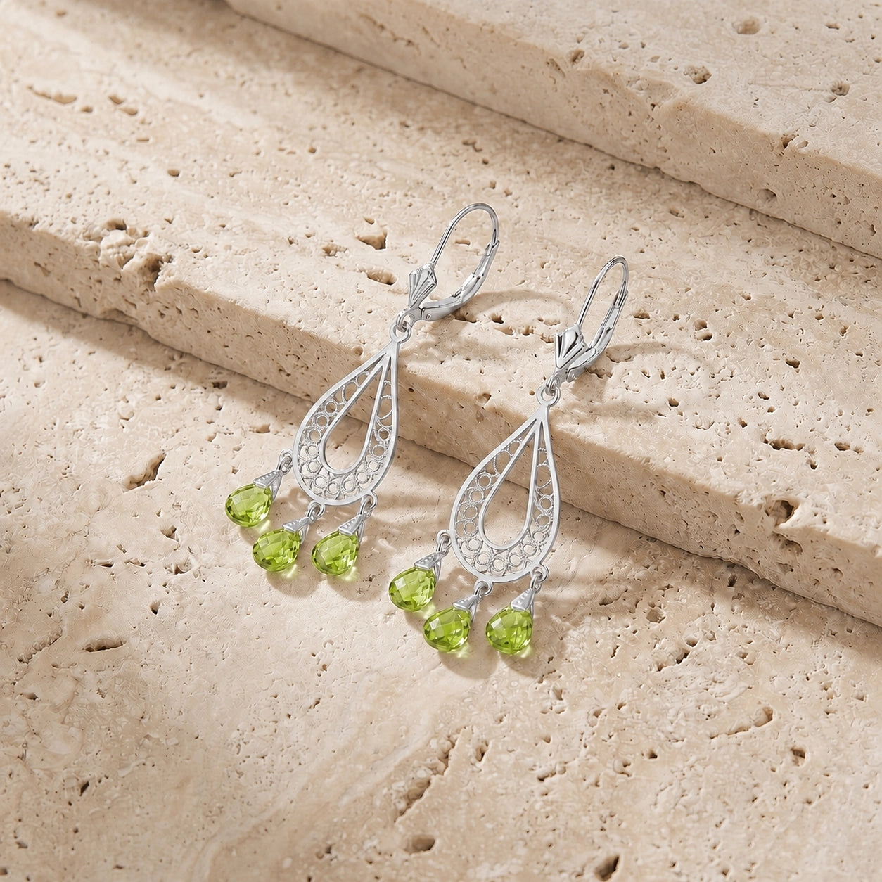White Gold Peridot — Olimpiana