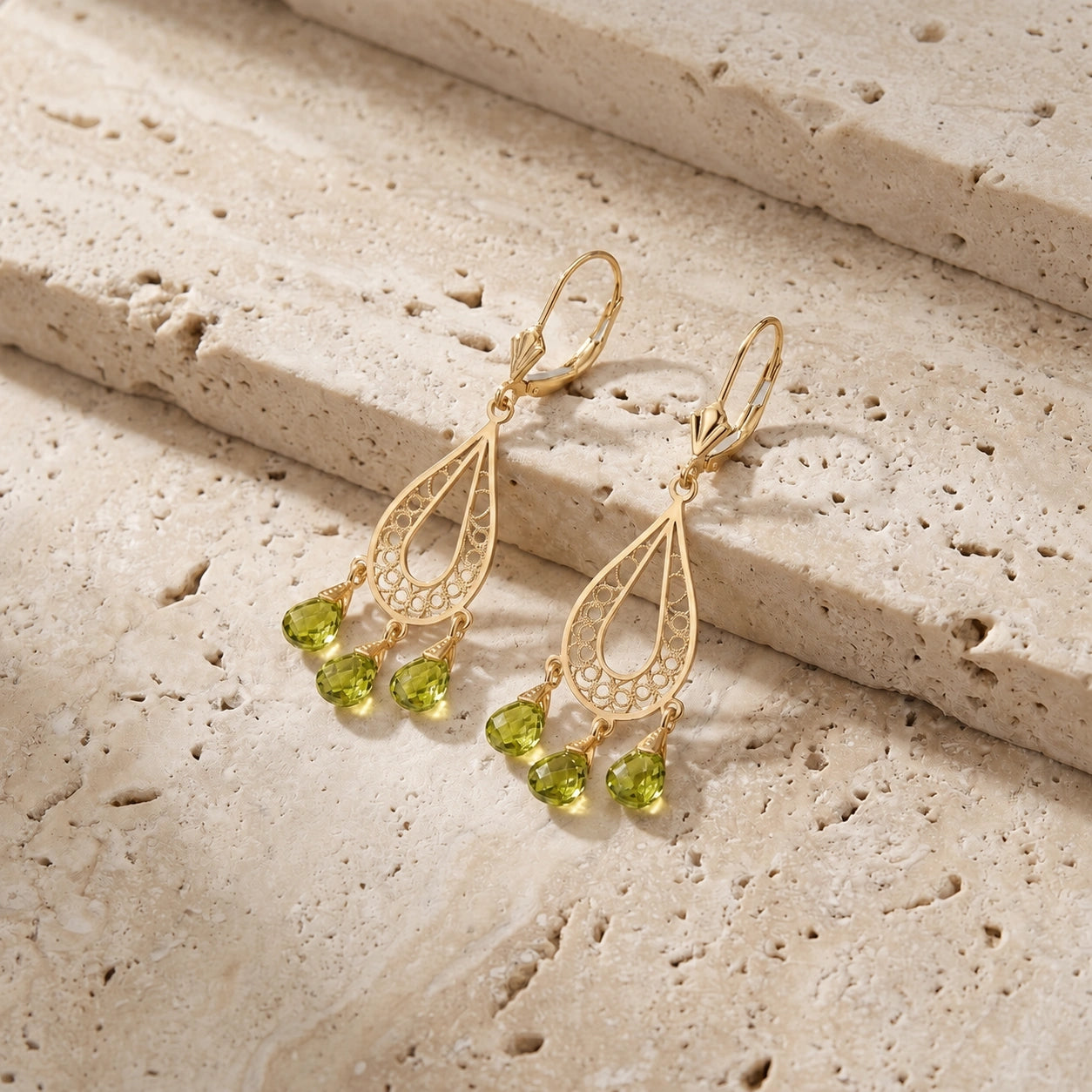 Yellow Gold Peridot — Olimpiana