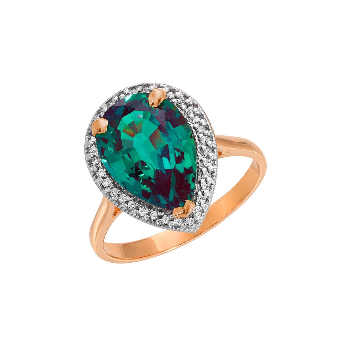Rose Gold Celeste Ring Amethyst 10K — Cosima