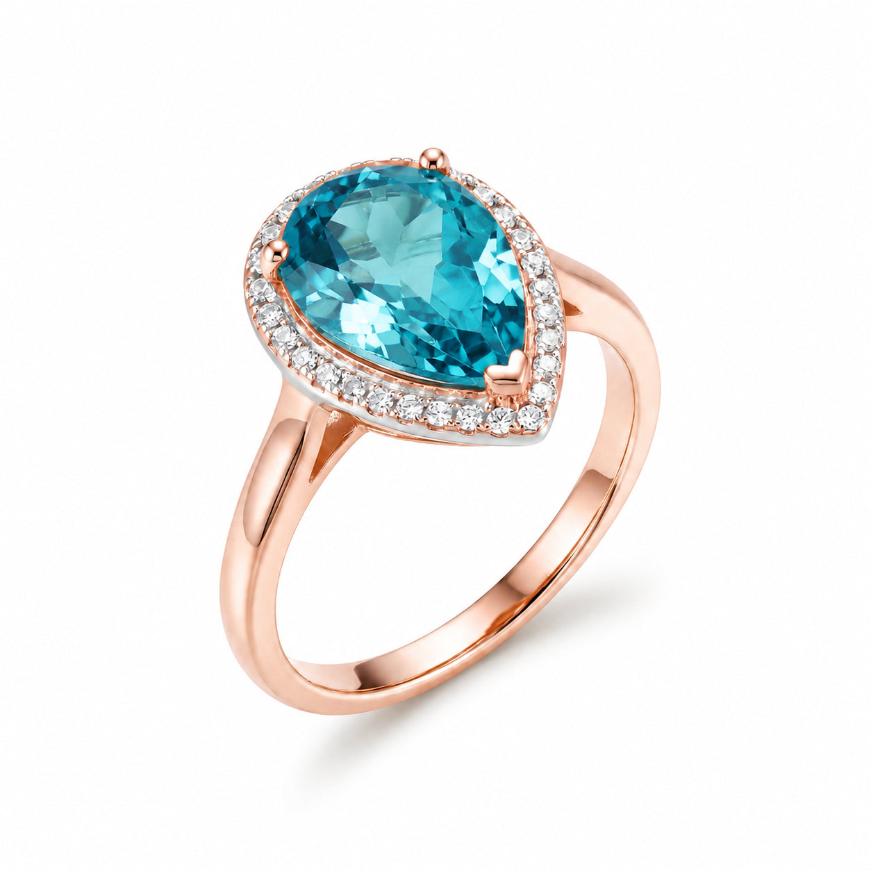 Rose Gold Celeste Ring Citrine 10K — Cosima