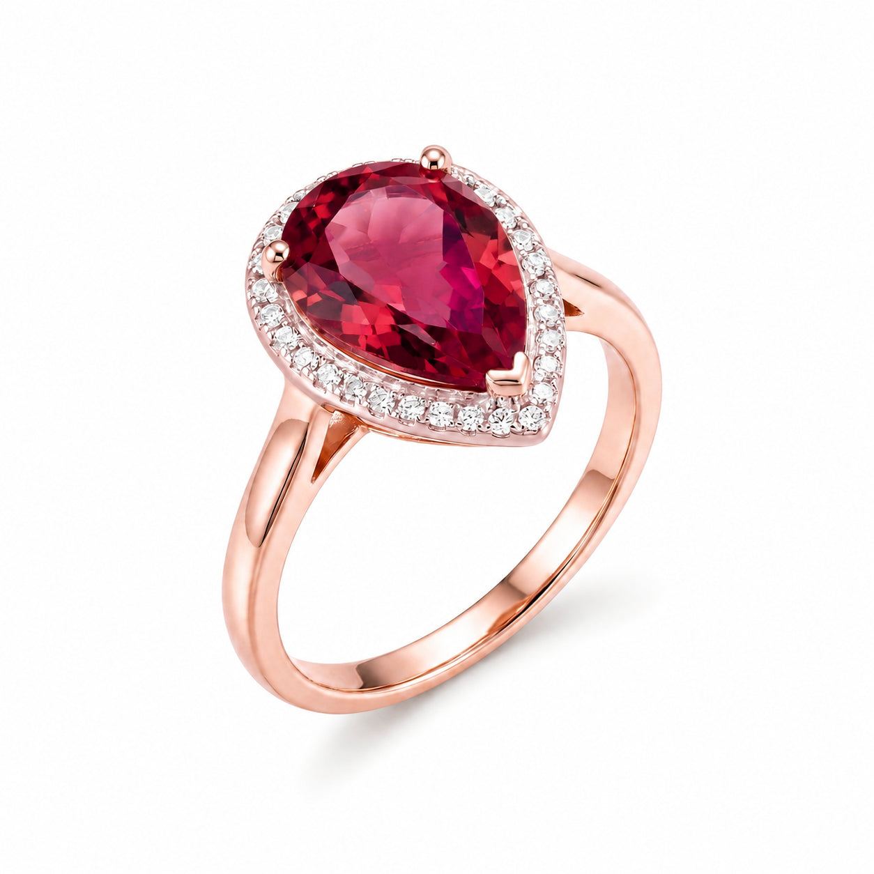 Rose Gold Celeste Ring Ruby 10K — Cosima