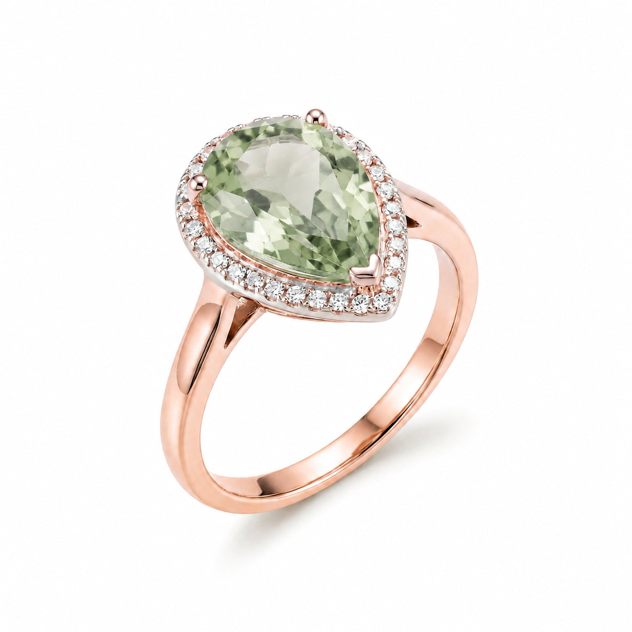 Rose Gold Celeste Ring Sapphire 10K — Cosima