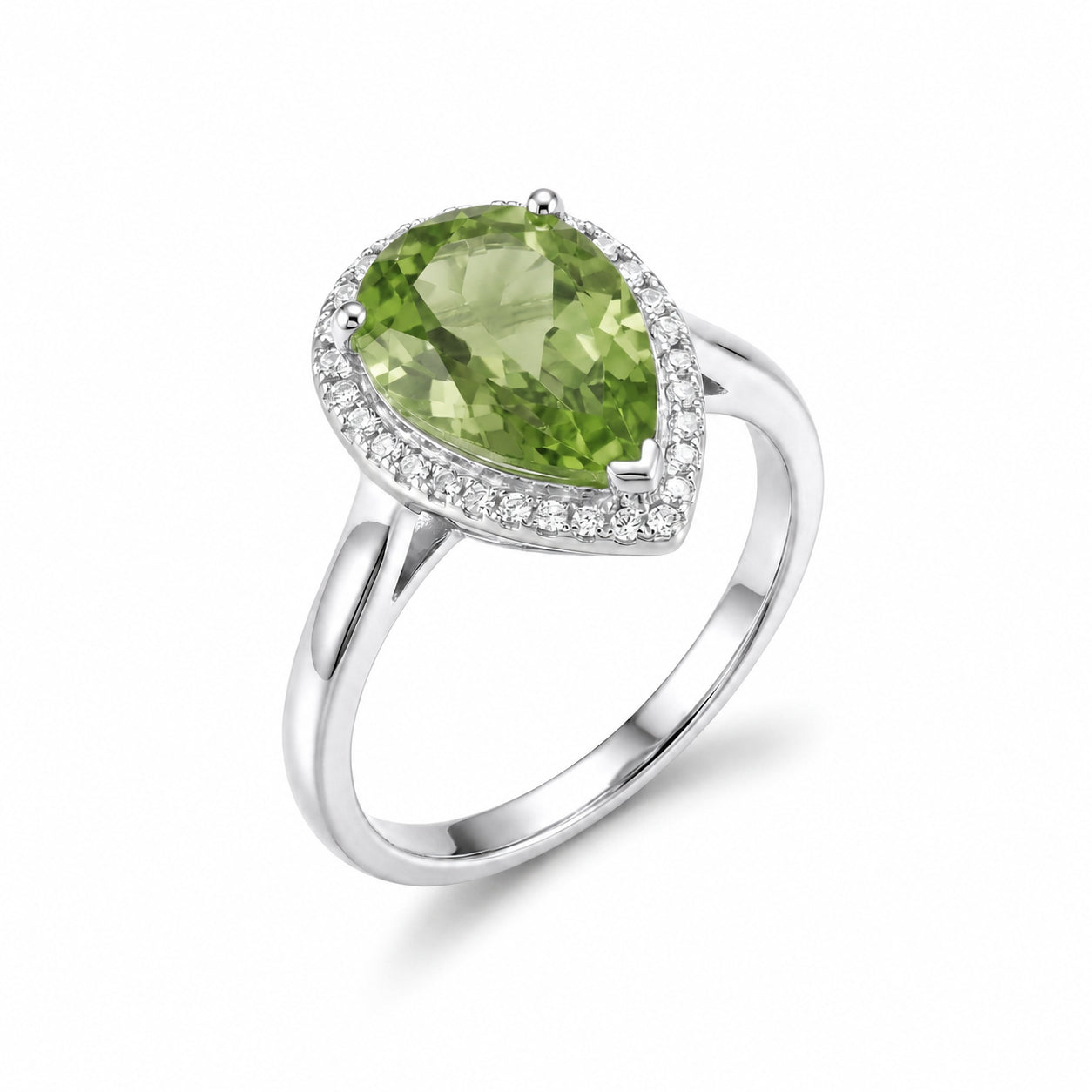 White Gold Celeste Ring Sapphire 10K — Cosima