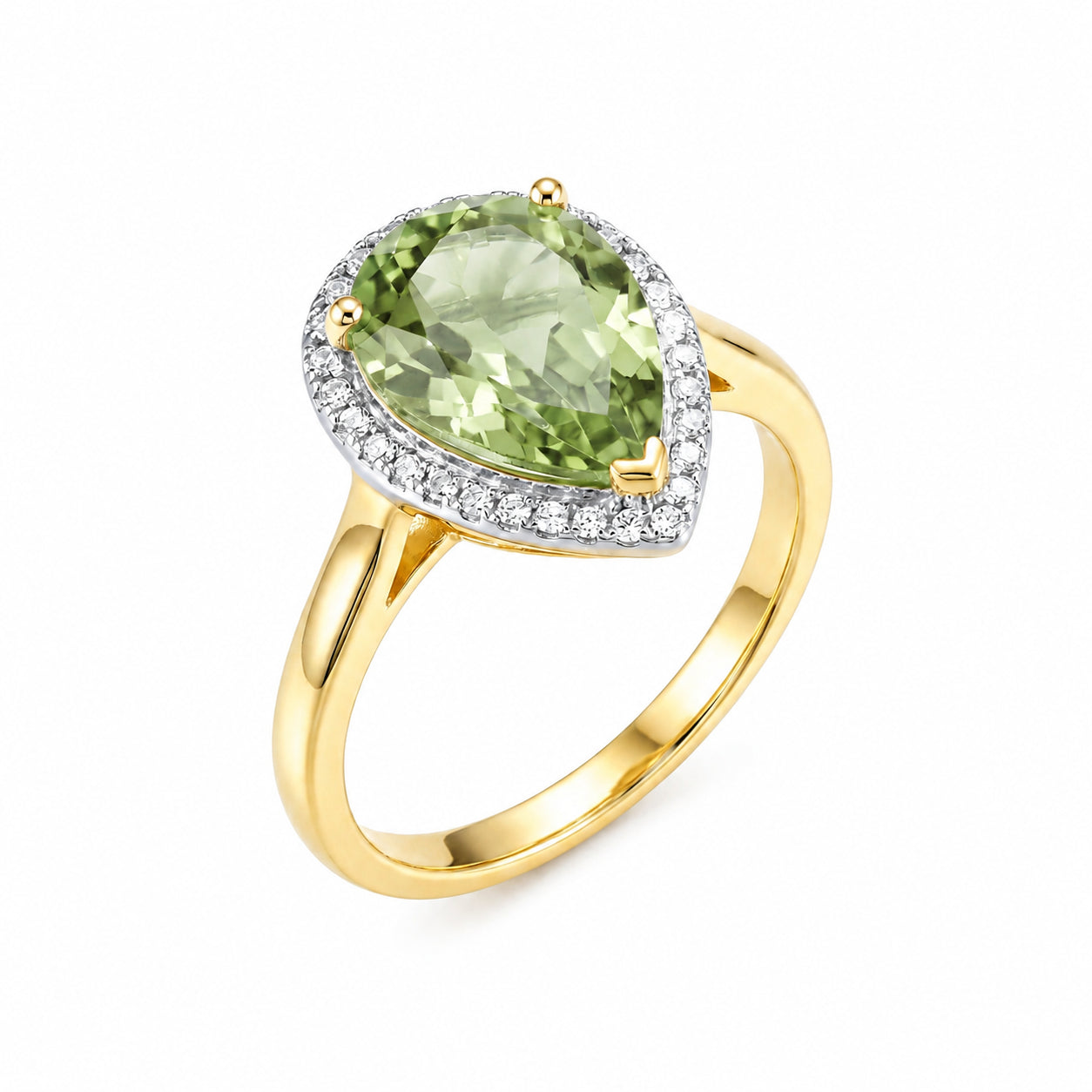 Yellow Gold Celeste Ring Sapphire 10K — Cosima