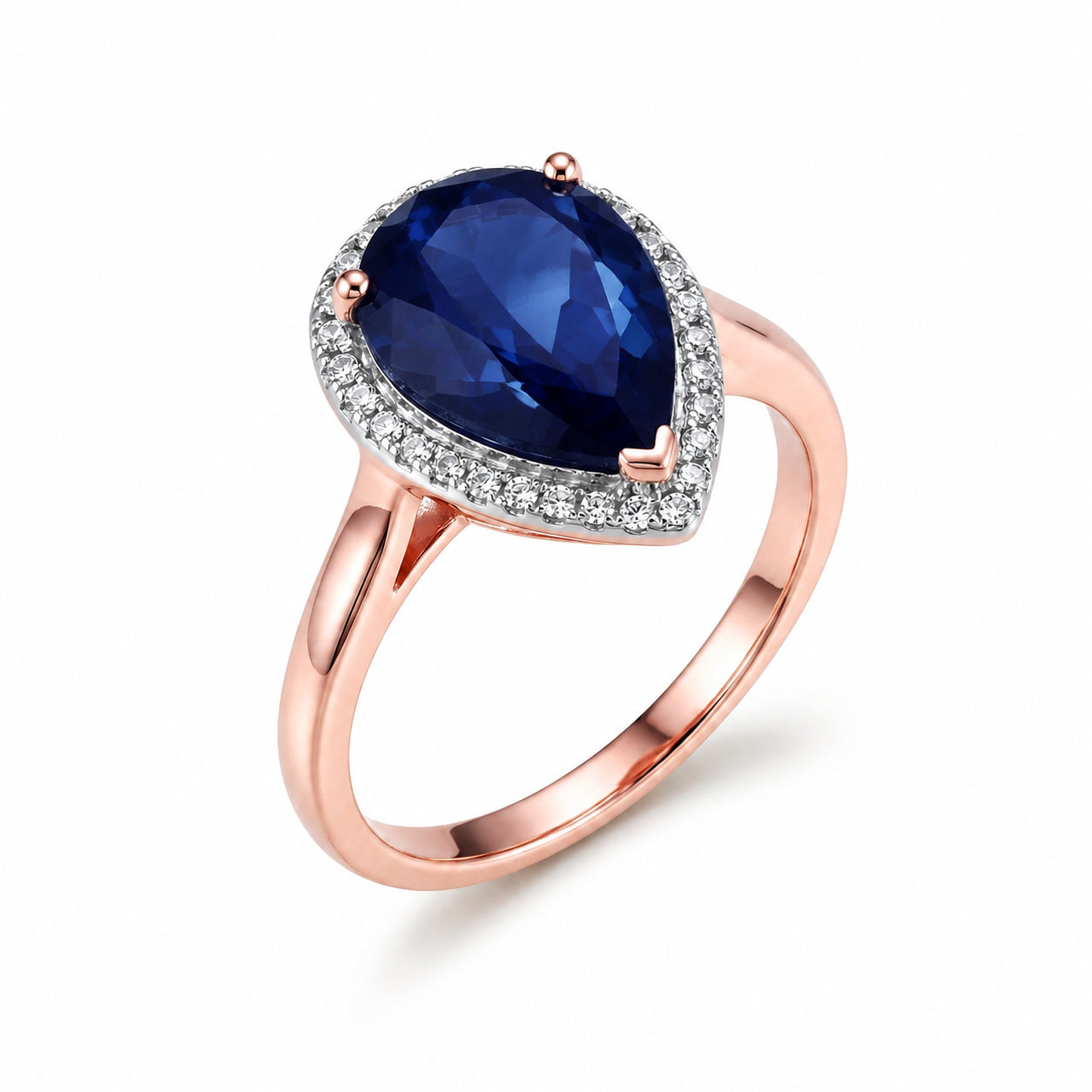 Rose Gold Celeste Ring Emerald 10K — Cosima
