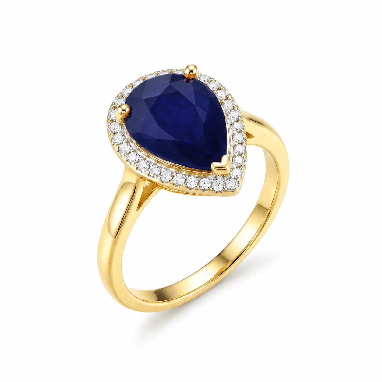 Yellow Gold Celeste Ring Emerald 10K — Cosima