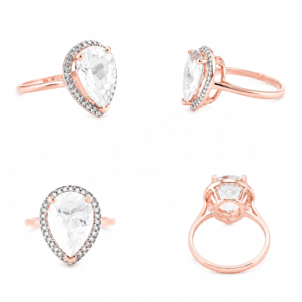 Rose Gold Celeste Ring Alexandrite 10K — Cosima