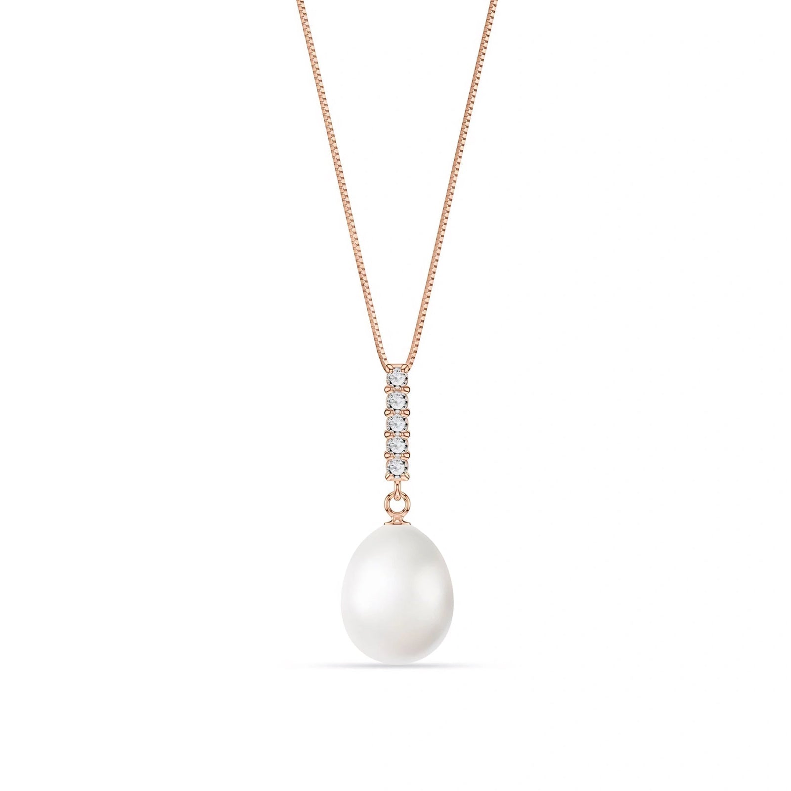 Rose Gold Pearl & Diamond — Ottaviana