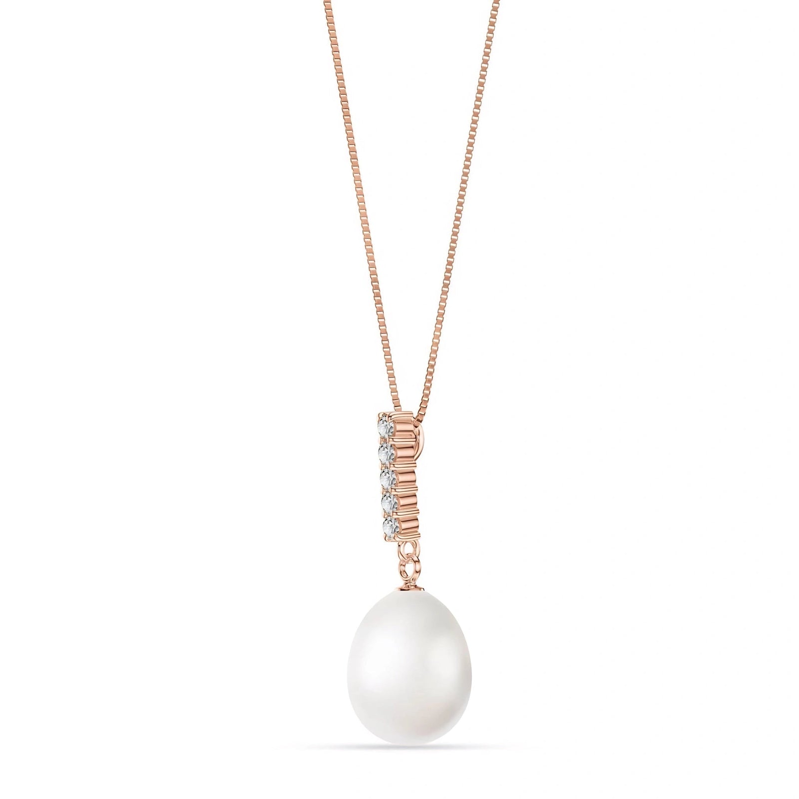 Rose Gold Pearl & Diamond — Ottaviana