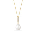 Yellow Gold Pearl & Diamond — Ottaviana