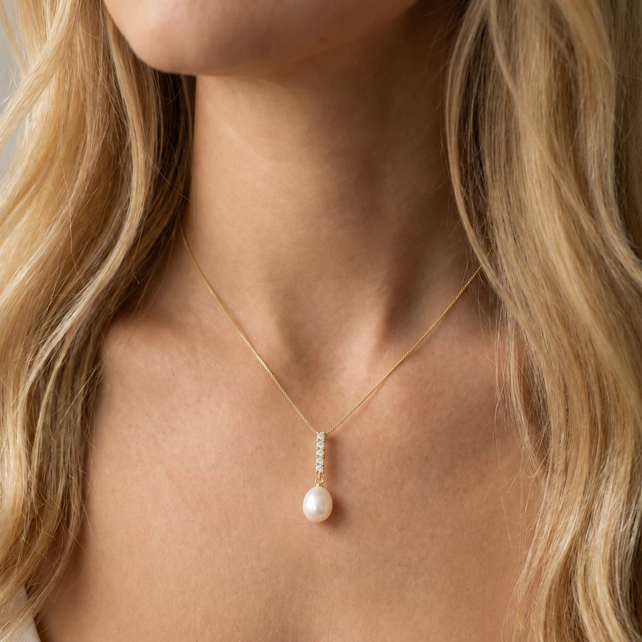 Yellow Gold Pearl & Diamond — Ottaviana