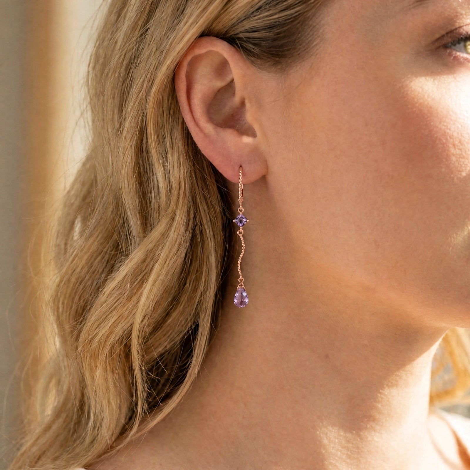 Rose Gold Amethyst — Mariagiuseppina
