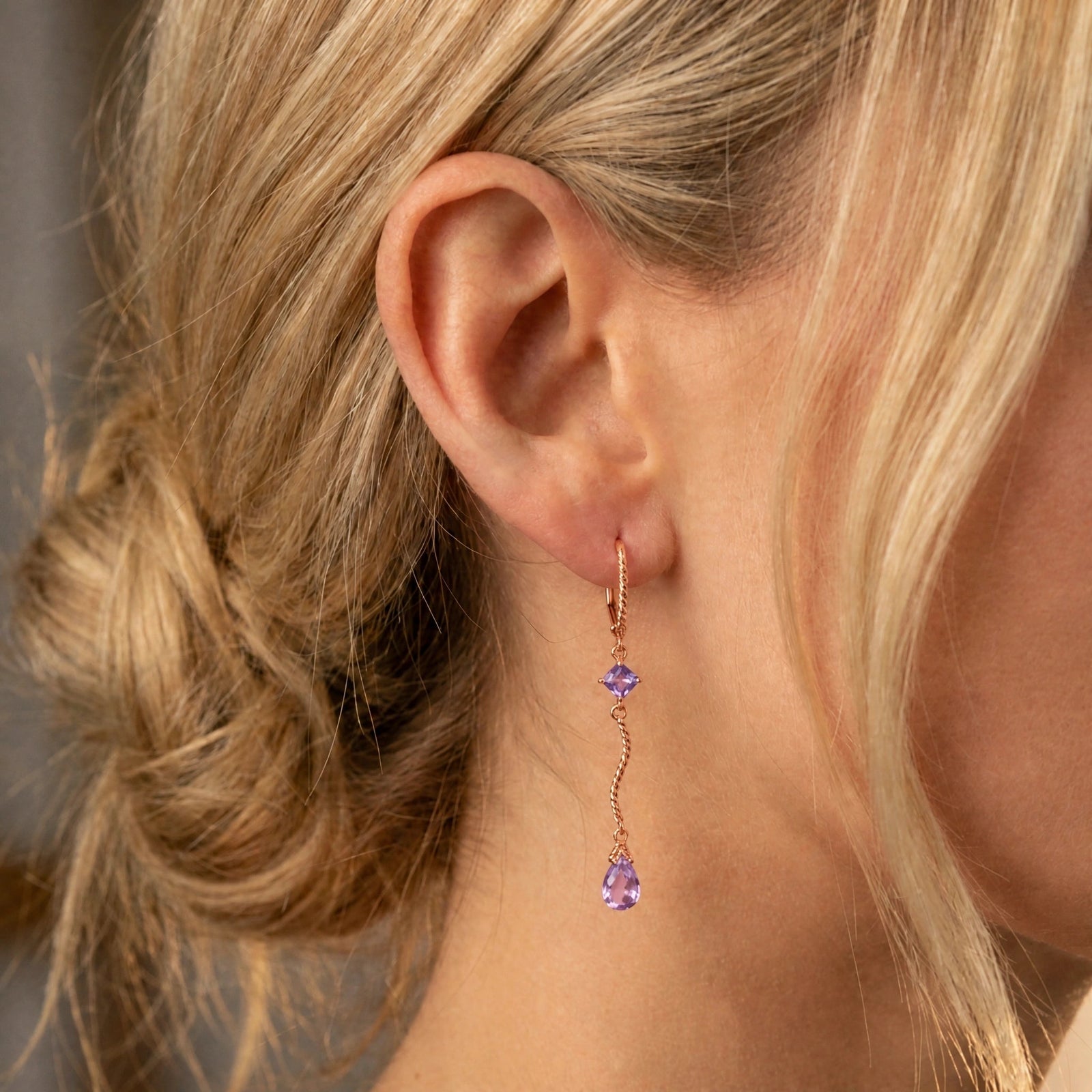 Rose Gold Amethyst — Mariagiuseppina