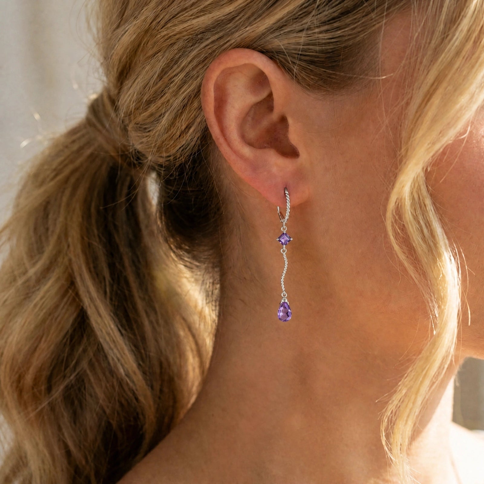 White Gold Amethyst — Mariagiuseppina