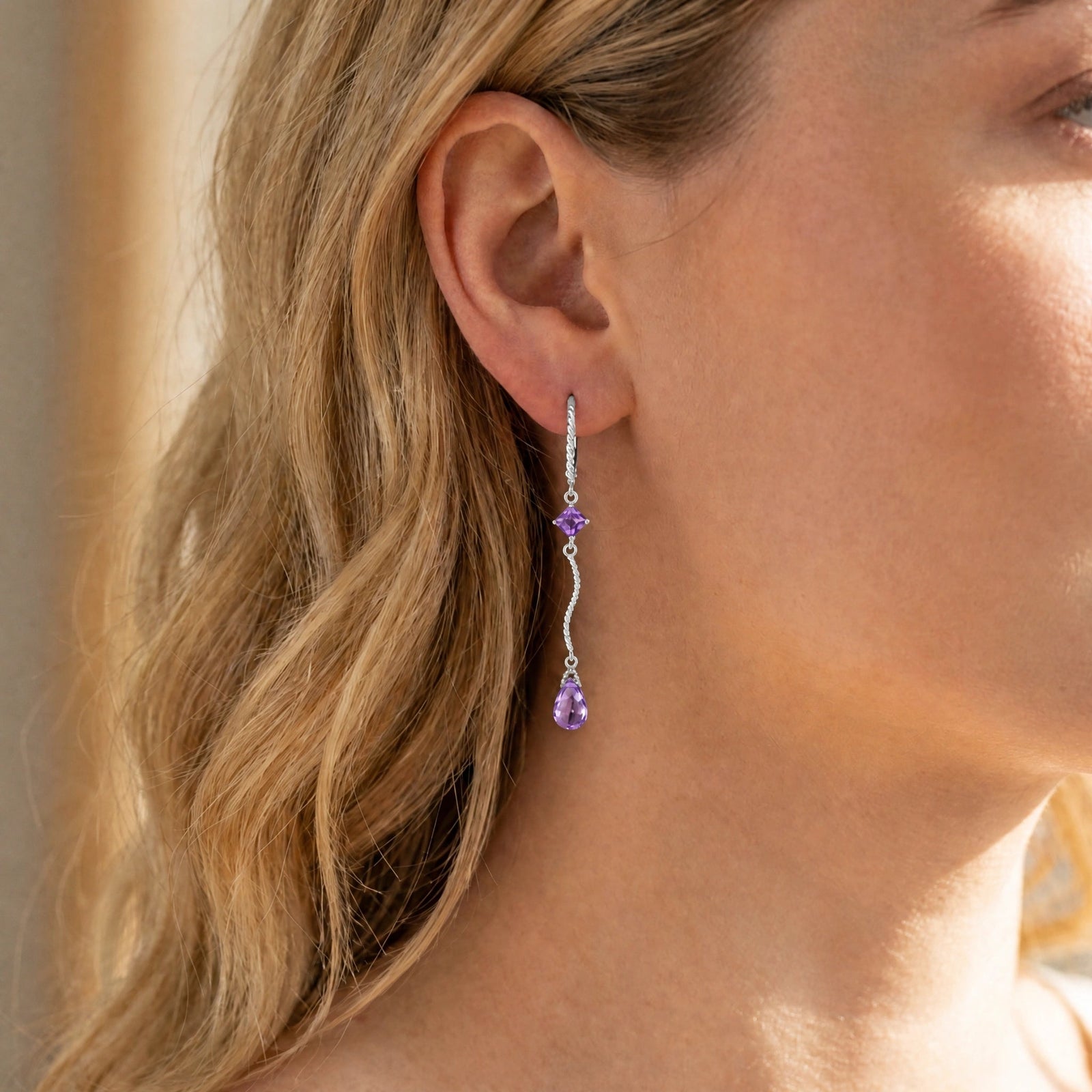 White Gold Amethyst — Mariagiuseppina