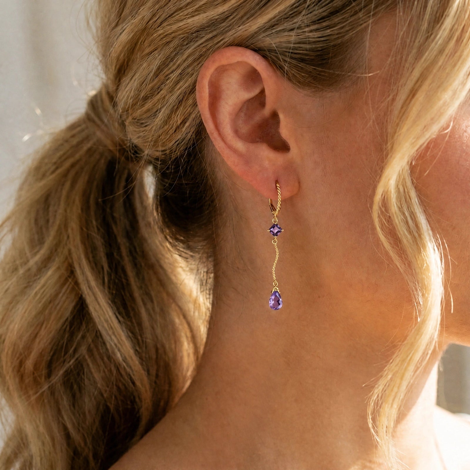 Yellow Gold Amethyst — Mariagiuseppina