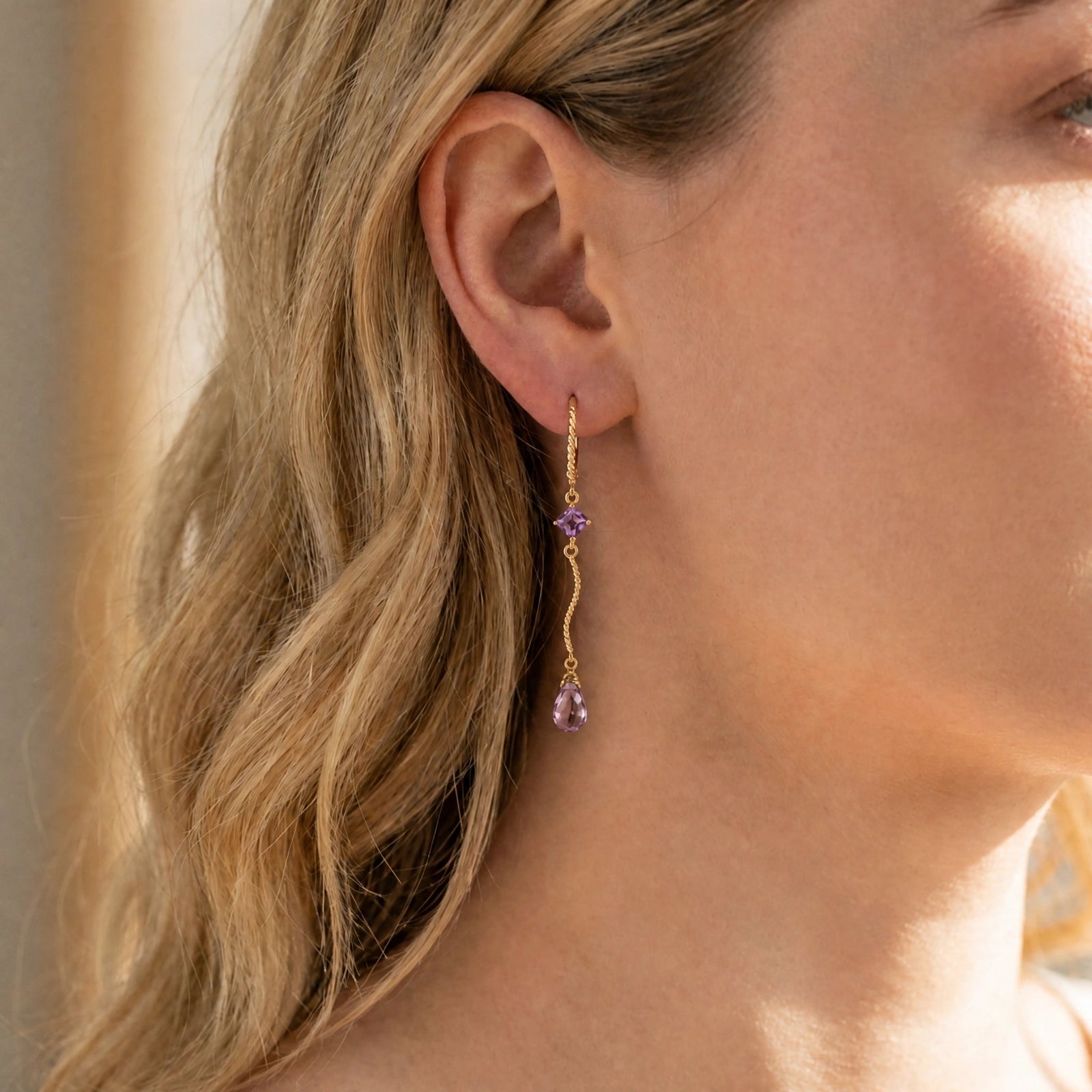 Yellow Gold Amethyst — Mariagiuseppina