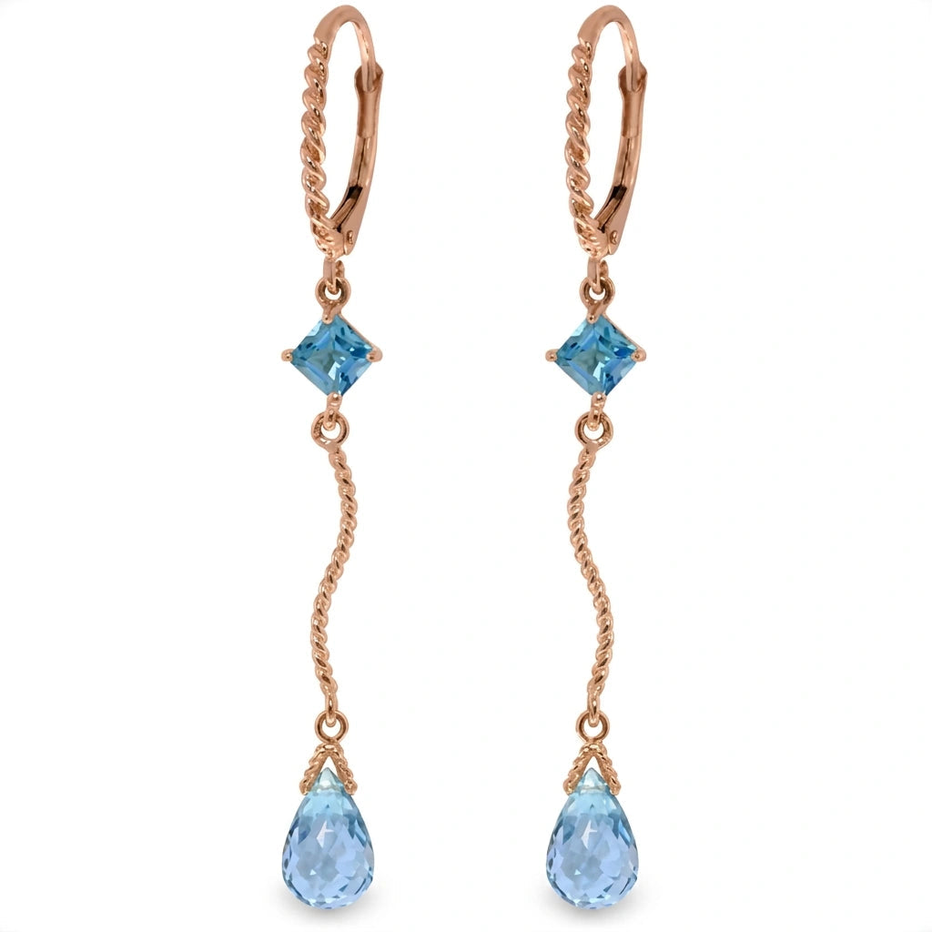 Rose Gold Blue Topaz — Mariagiuseppina