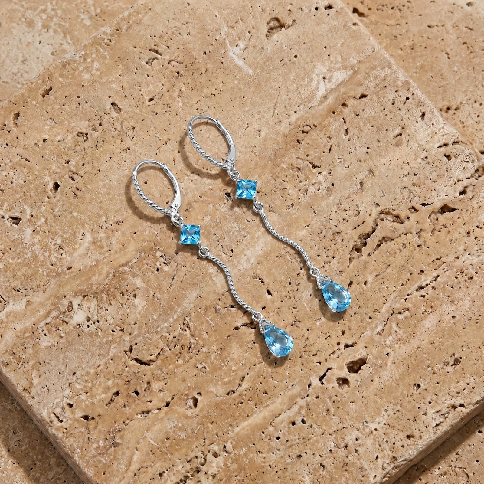 White Gold Blue Topaz — Mariagiuseppina
