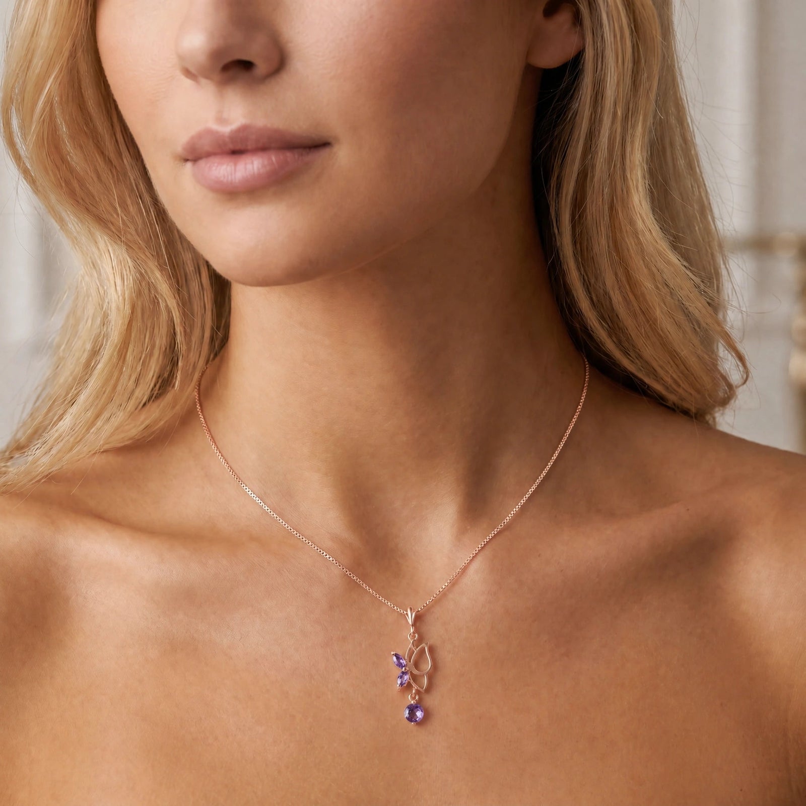 Rose Gold Amethyst — Palmina