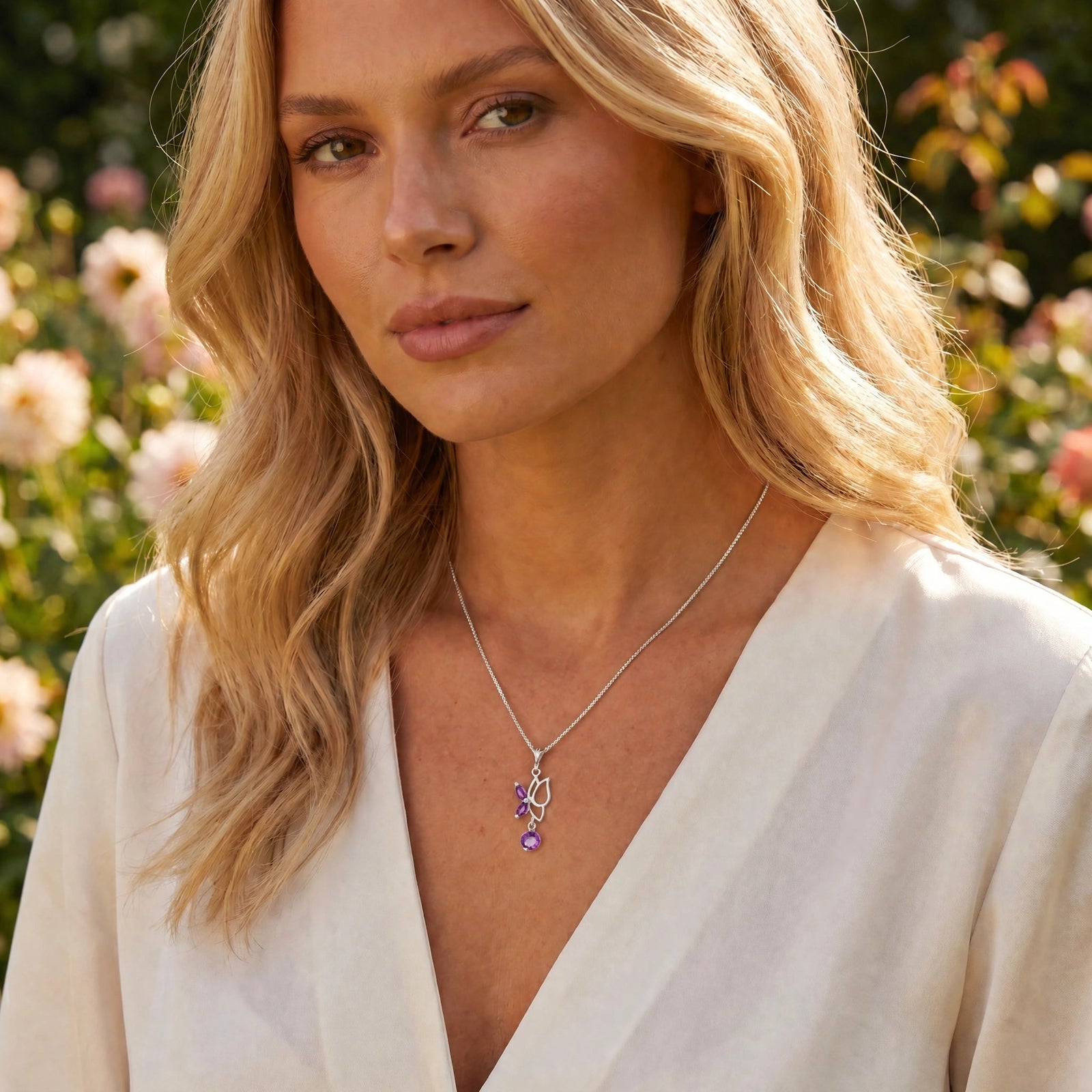 White Gold Amethyst — Palmina