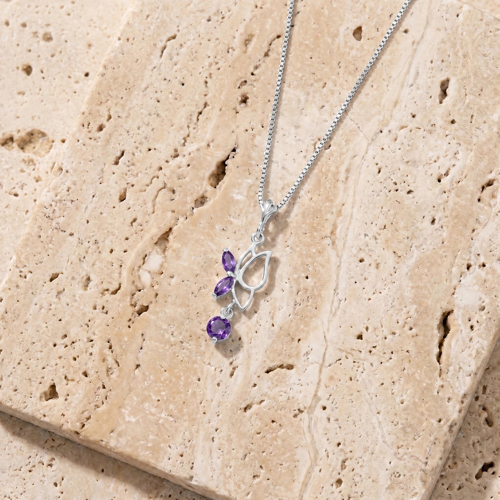 White Gold Amethyst — Palmina