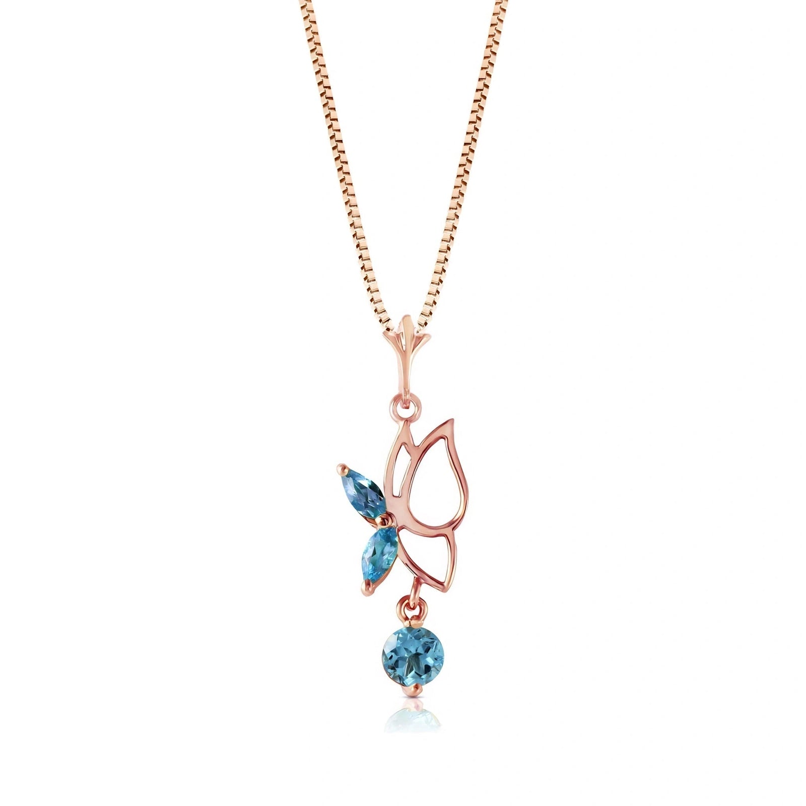 Rose Gold Blue Topaz — Palmina