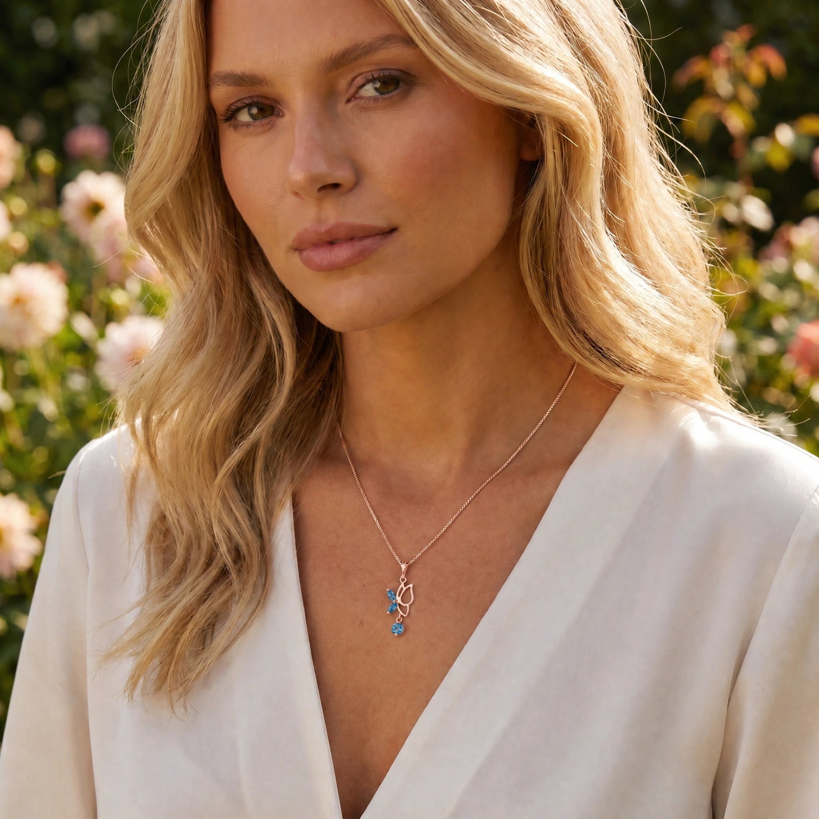 Rose Gold Blue Topaz — Palmina
