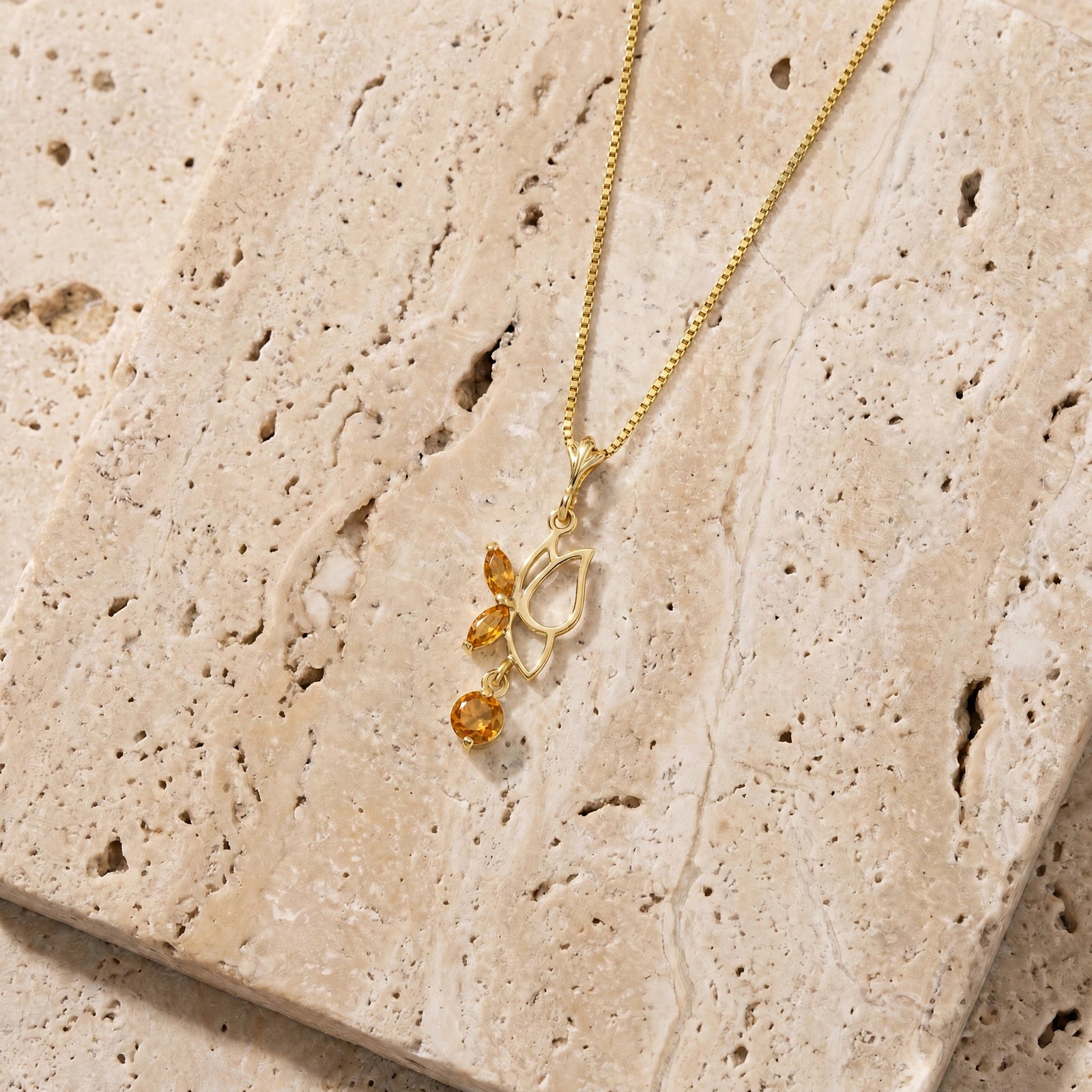 Yellow Gold Citrine — Palmina
