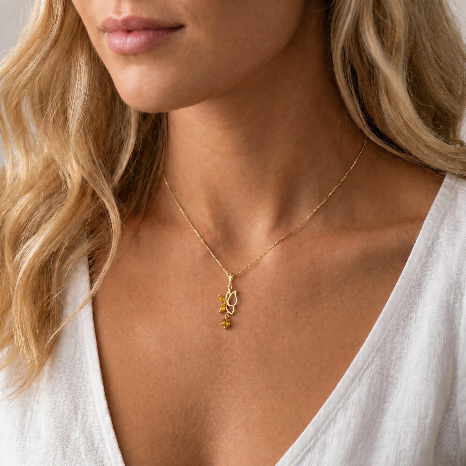 Yellow Gold Citrine — Palmina